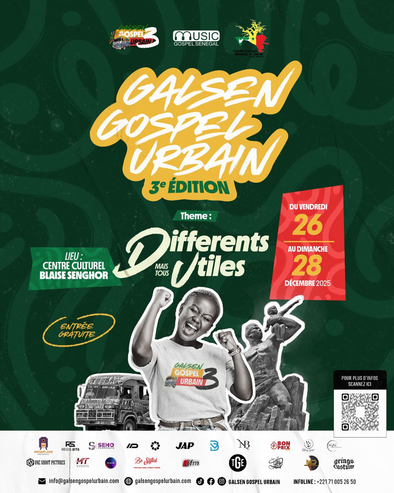 Galsen Gospel Urbain 3 — Festival gospel Sénégal
